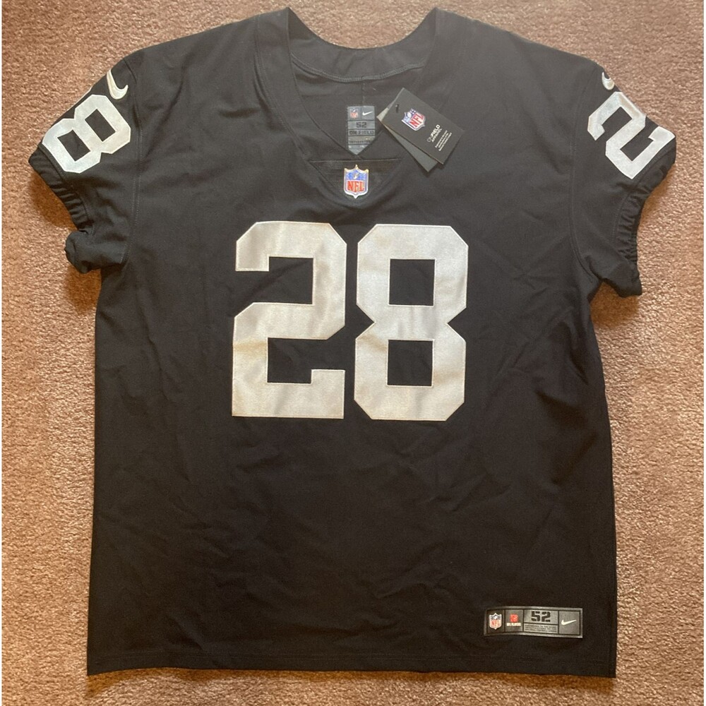 Nike Josh Jacobs #28 Las Vegas Raiders Vapor Elite Jersey XXL 52 Retail $325 New